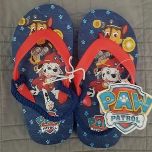 NWT Paw Patrol Flip Flops